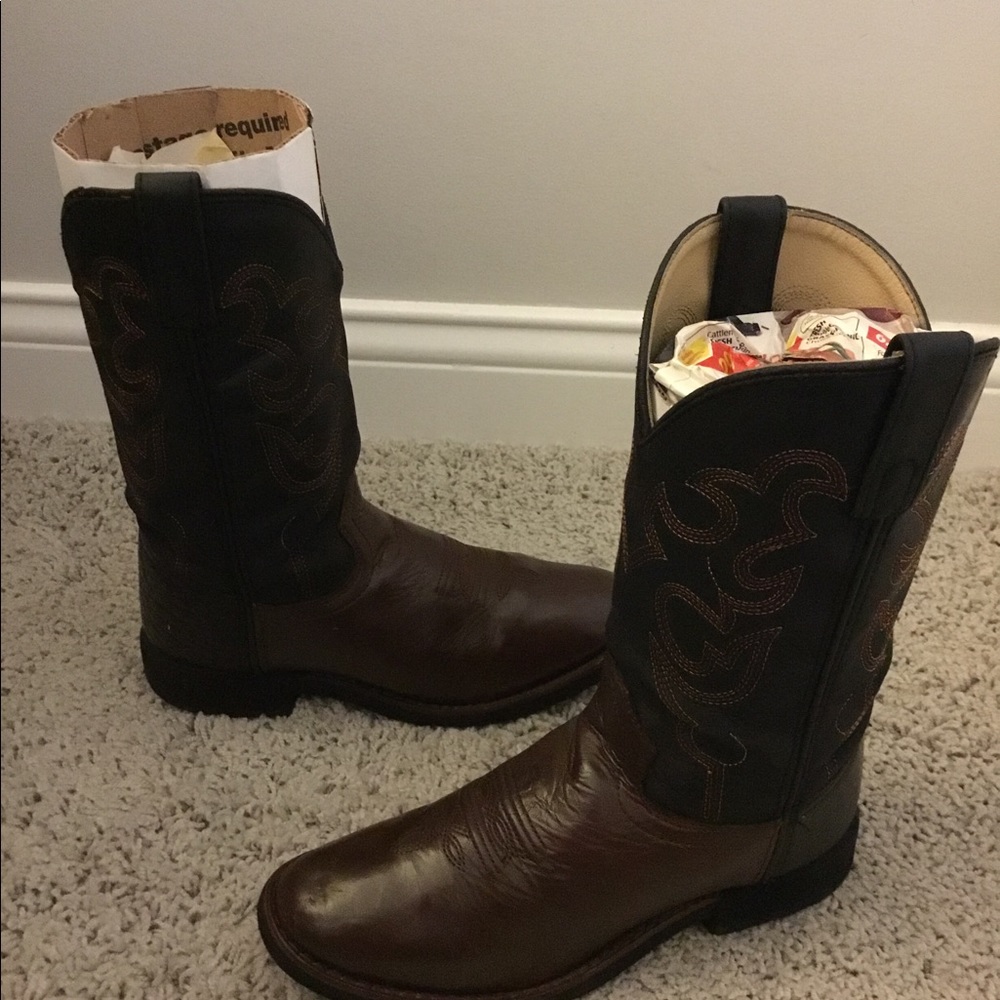 Women’s Smoky Mountain Cowboy Boots Sz 5M Leather